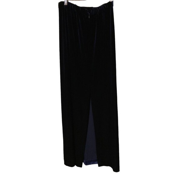 Alex Evenings Womens Straight Skirt Blue Long Maxi Stretch USA 10 Waist 28 in - Picture 2 of 4